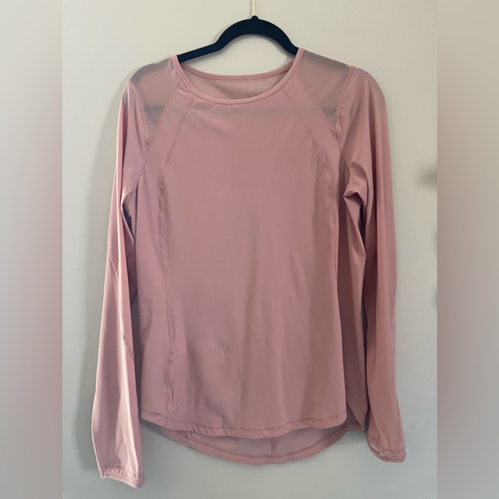Pink long sleeve lululemon
